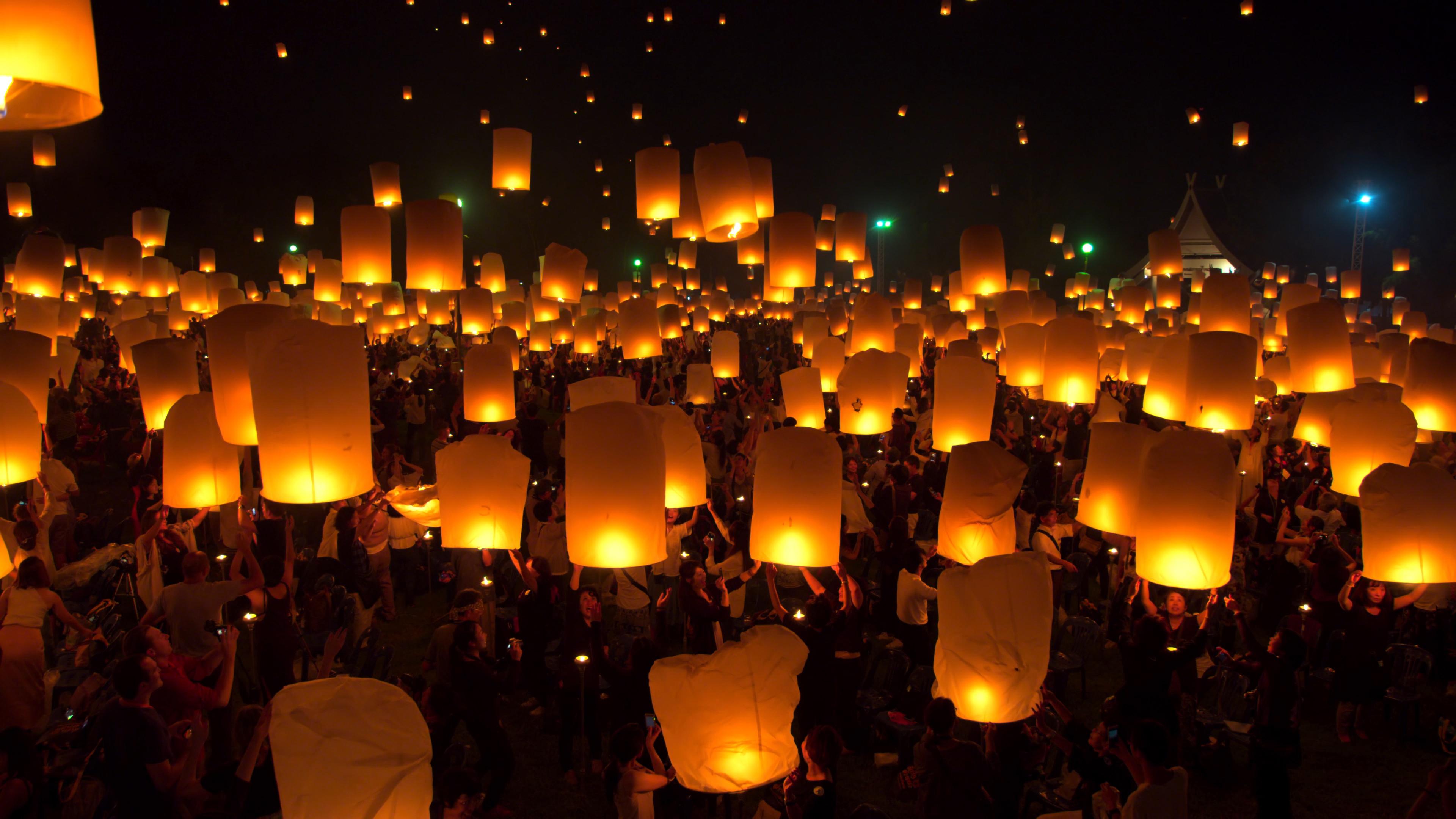 2017清迈水灯节放天灯攻略2017年天灯节唯一官方活动