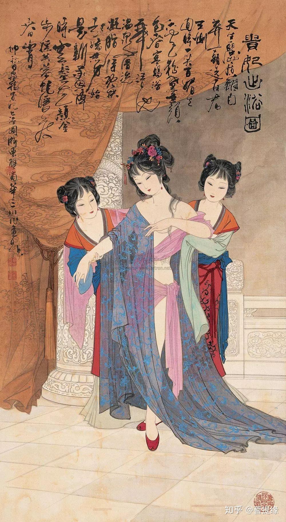 人人想看的绘画贵妃出浴图- 知乎