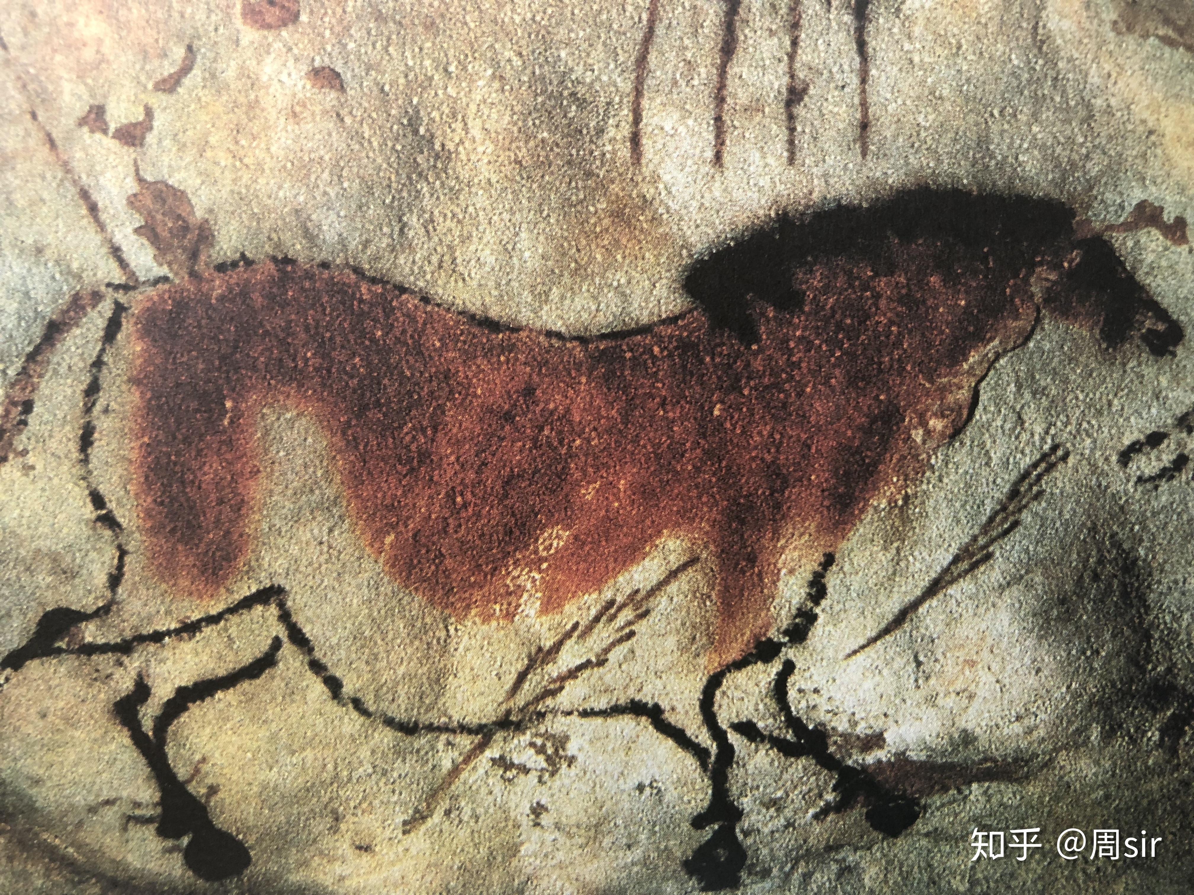 马,约公元前15000-前10000年洞窟壁画,法国南部看过很多次这张图片了