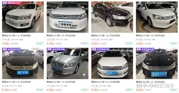 淘车日记 一代神车桑塔纳 走遍世界都不怕 如今只要三万八 知乎