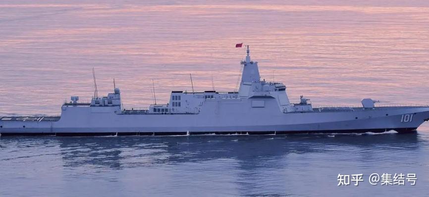 055大驱出动4艘中国军舰现身阿拉斯加自由航行不是美国特权