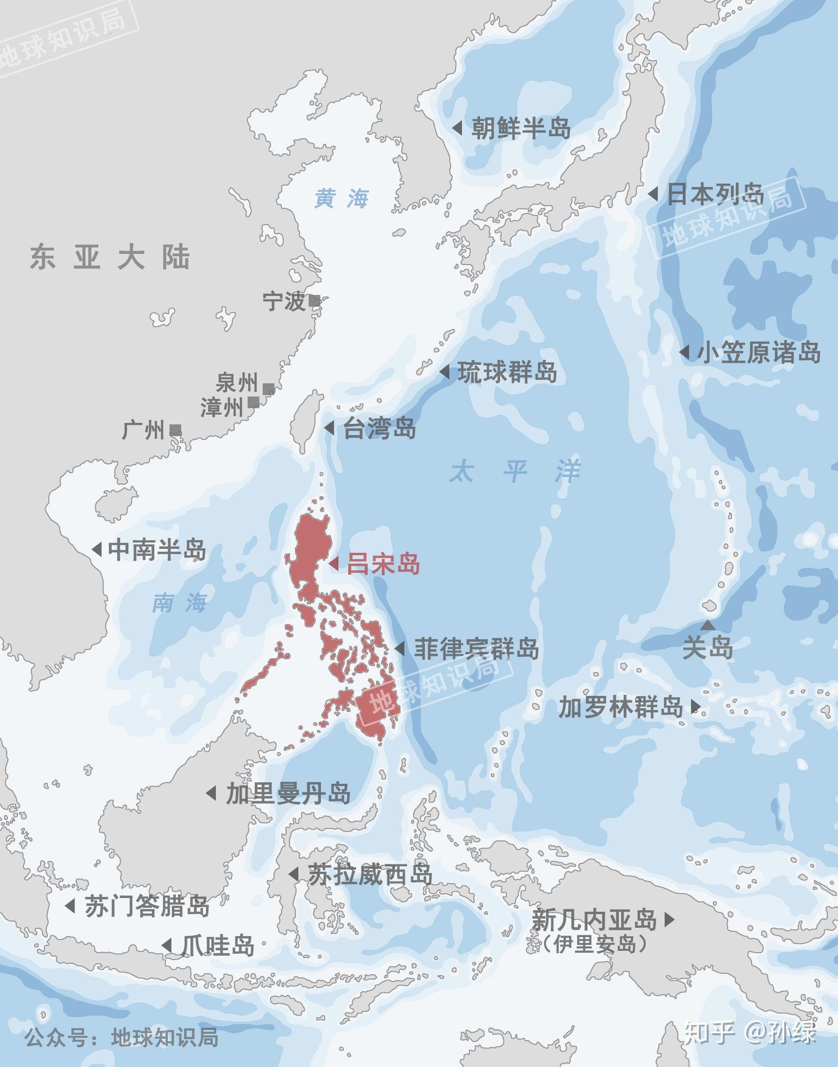 吕宋岛地理位置图片