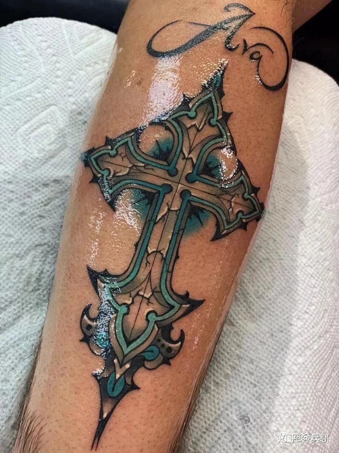 纹身素材——十字架纹身图案 - 知乎