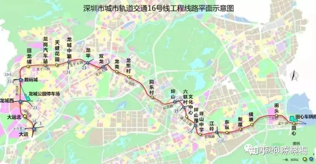 深圳地铁线路图（最详细，1-33号线），附高铁与城际线路图，持续更新 - 知乎