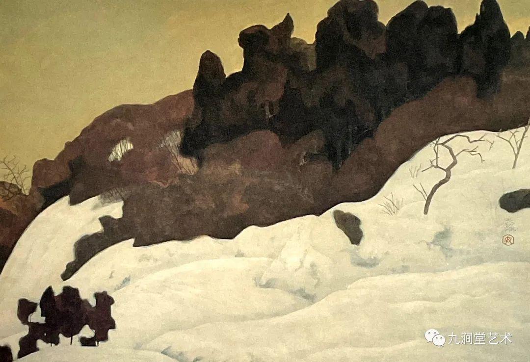 岩彩画| 高山辰雄（二） - 知乎