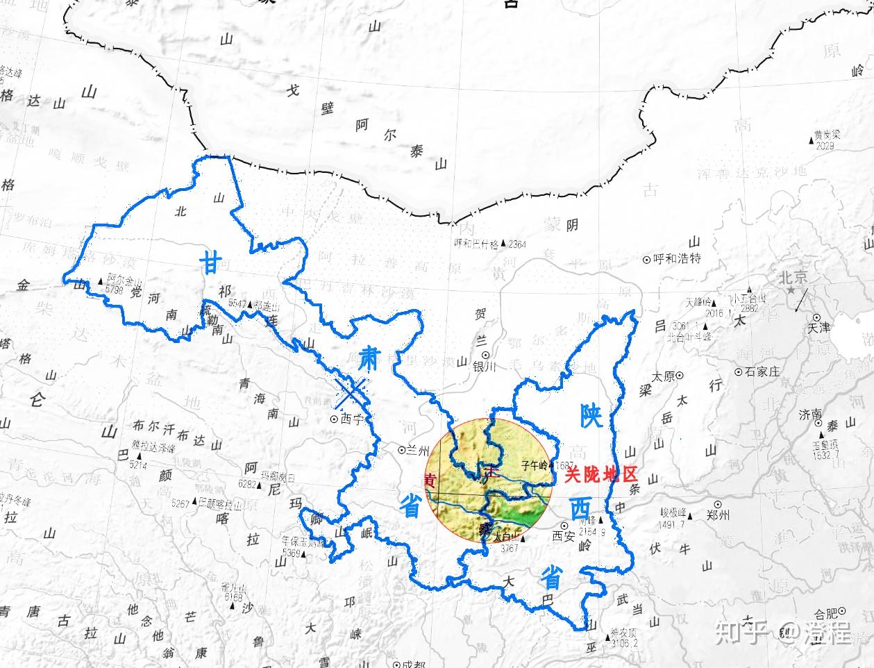 其中的分水岭叫作"子午岭",但这与三国时魏延所希望出奇兵的"子午谷"