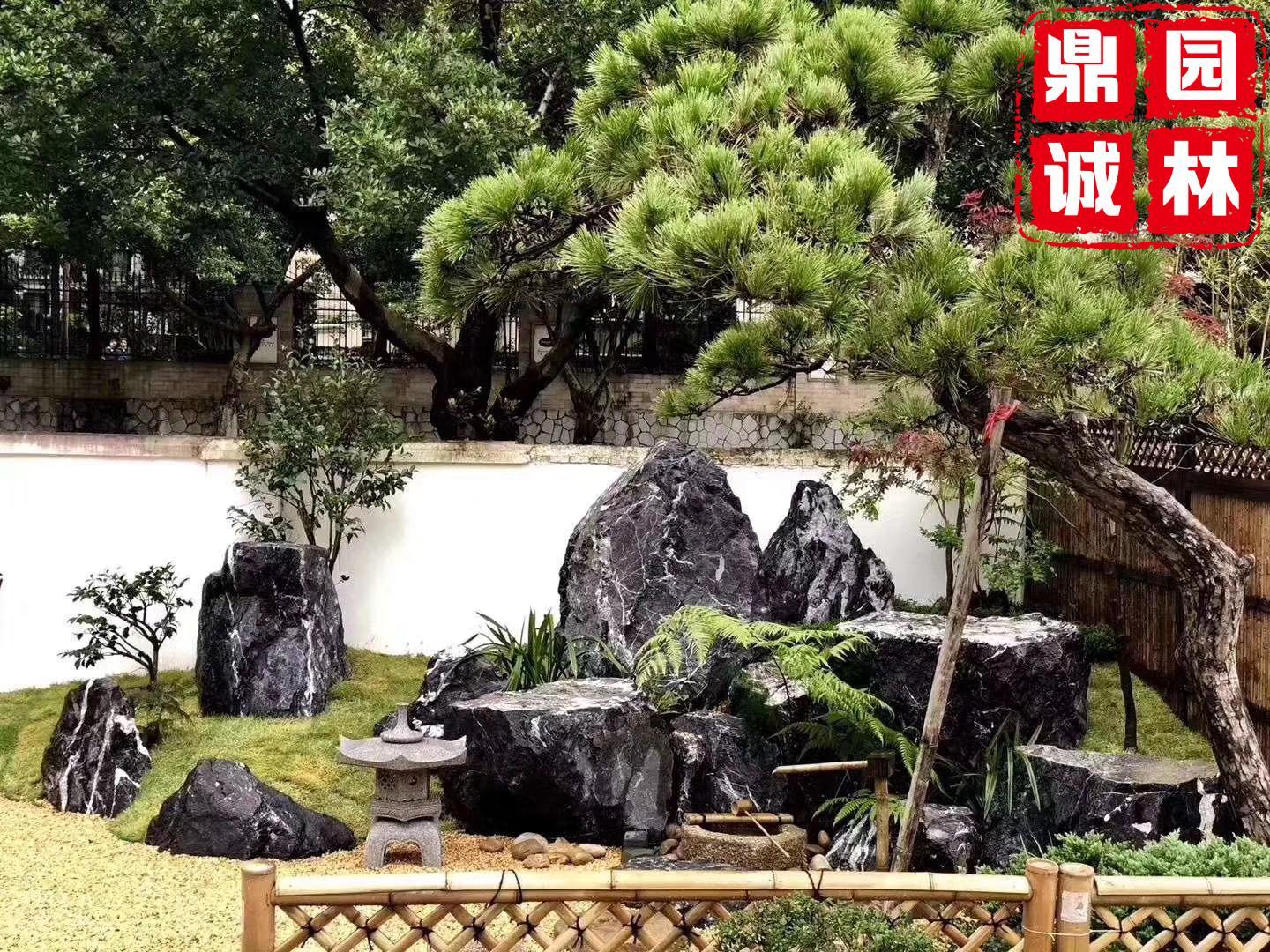 黑山石置石组景:景中有景,入画中有画 - 知乎