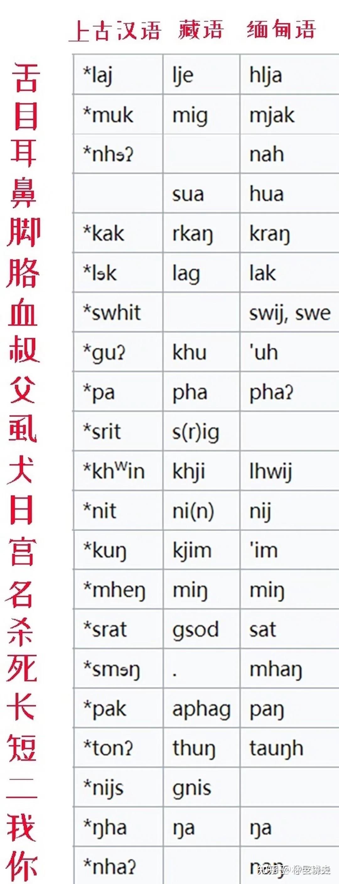 漫谈藏语:汉语的堂兄弟,“形式”到“思维”的高度类似(一) - 知乎