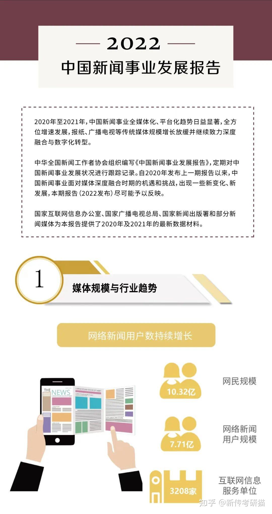 《中国新闻事业发展报告》正式发布:新闻业往何处去?你答题需要的案例都在这里! - 知乎
