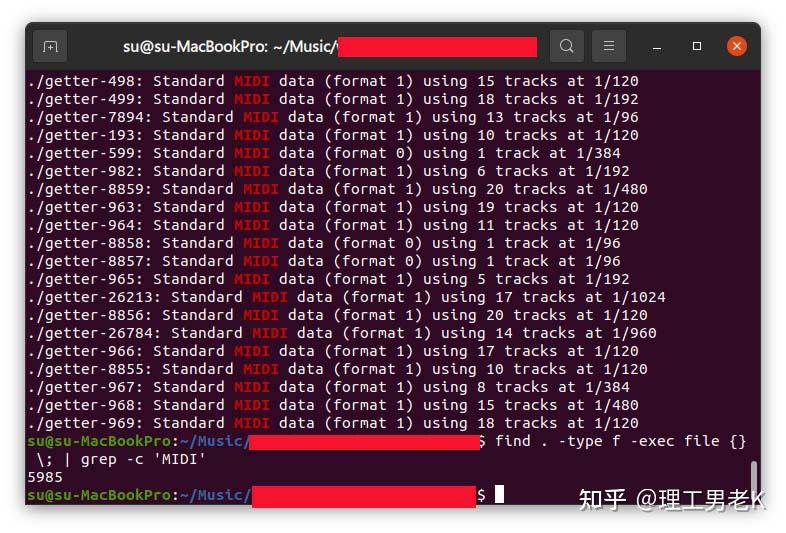 在Linux终端查找指定类型的文件并统计数量 - 知乎