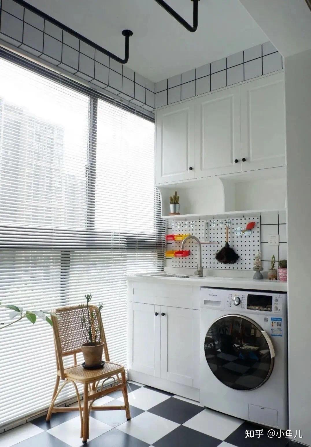 2023年最流行的阳台洗衣机柜设计方案，太美了！ - 知乎