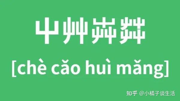 “屮艸芔茻”，这几个字怎么读？每个字含义是什么？你了解吗 - 知乎