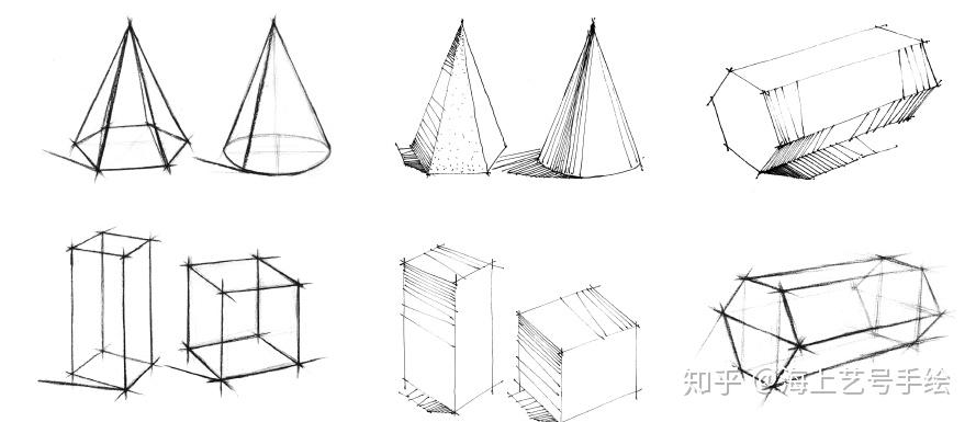 手绘教程 设计手绘线条的表现形态（2） 知乎