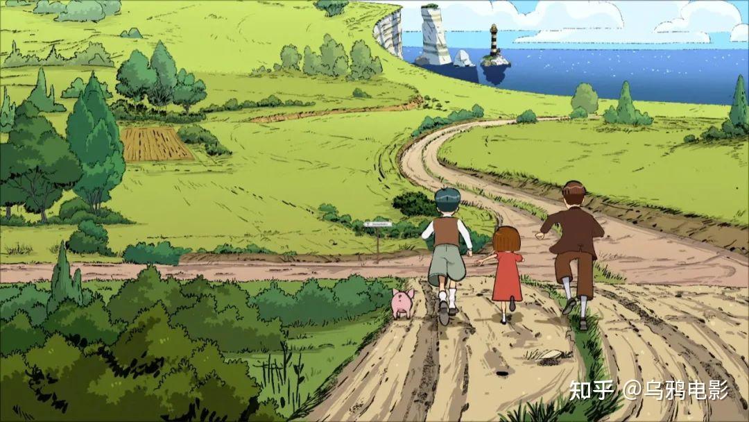 观感很符合"悠悠长假"的主题,一秒带观众穿越回到上世纪40年代的法国