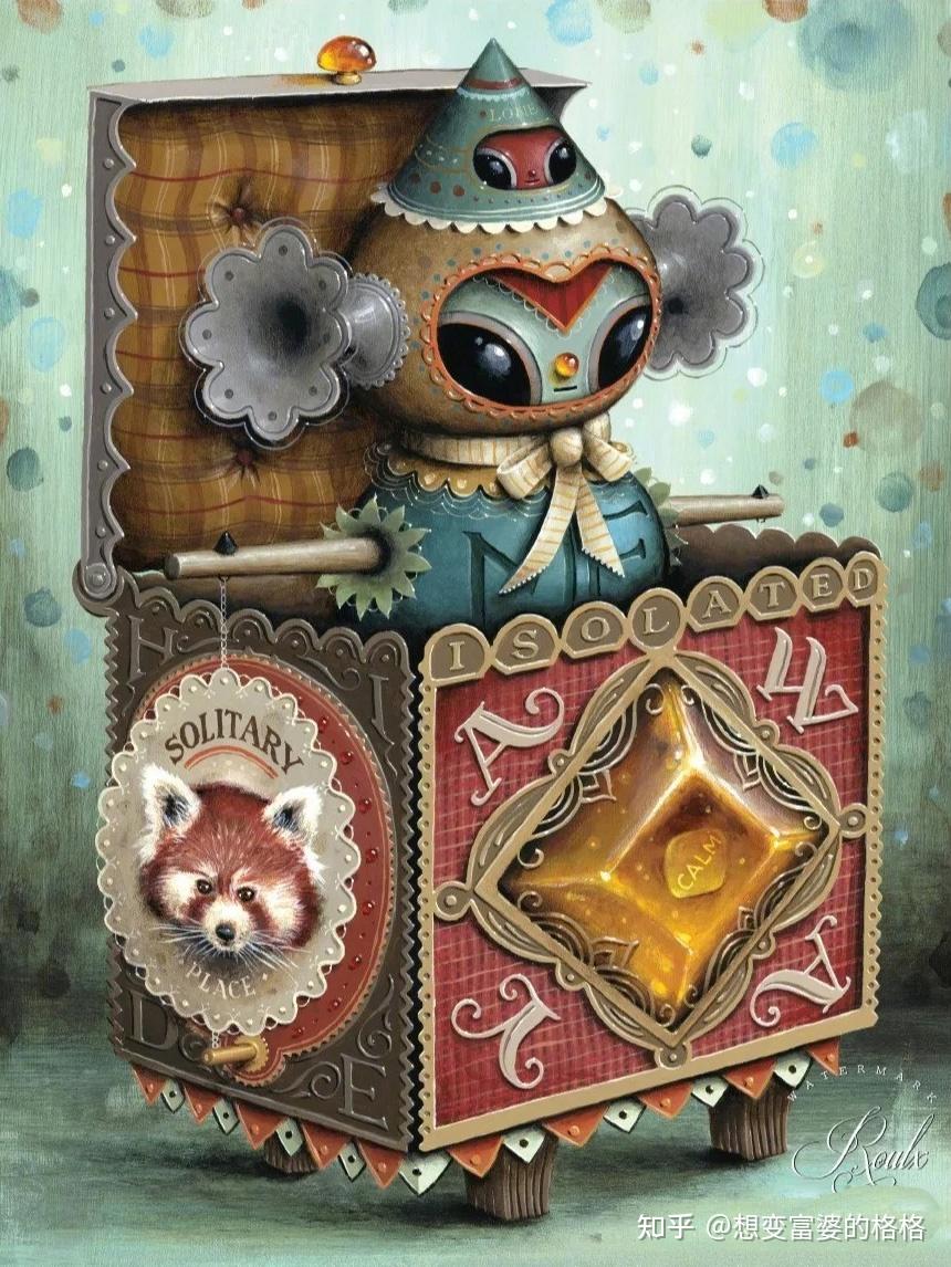 奥的艺术家jason limon之手,今天格格为大家分享一组怪诞风的插画作品