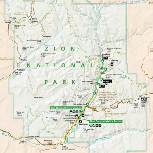 美国西部国家公园房车自驾游览经验总结——锡安国家公园(zion