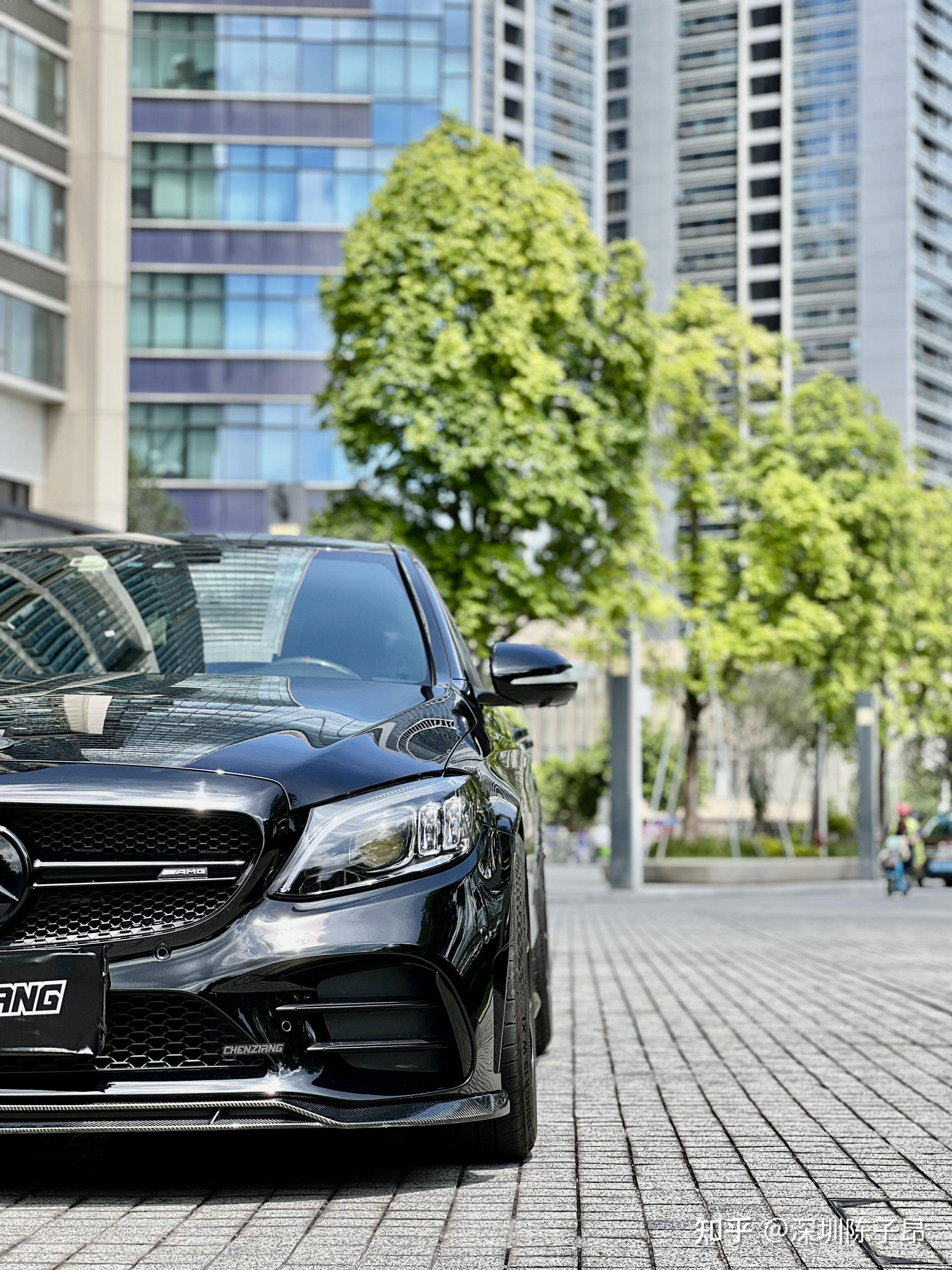 奔驰c级amg c43 黑武士 低调的猛兽!