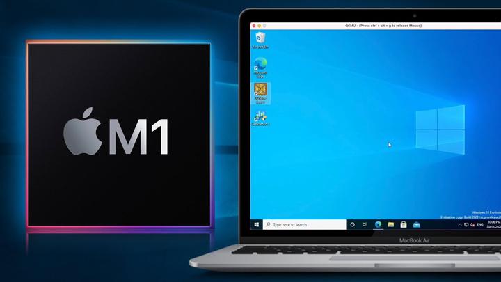 macbook air m1 parallels windows 10