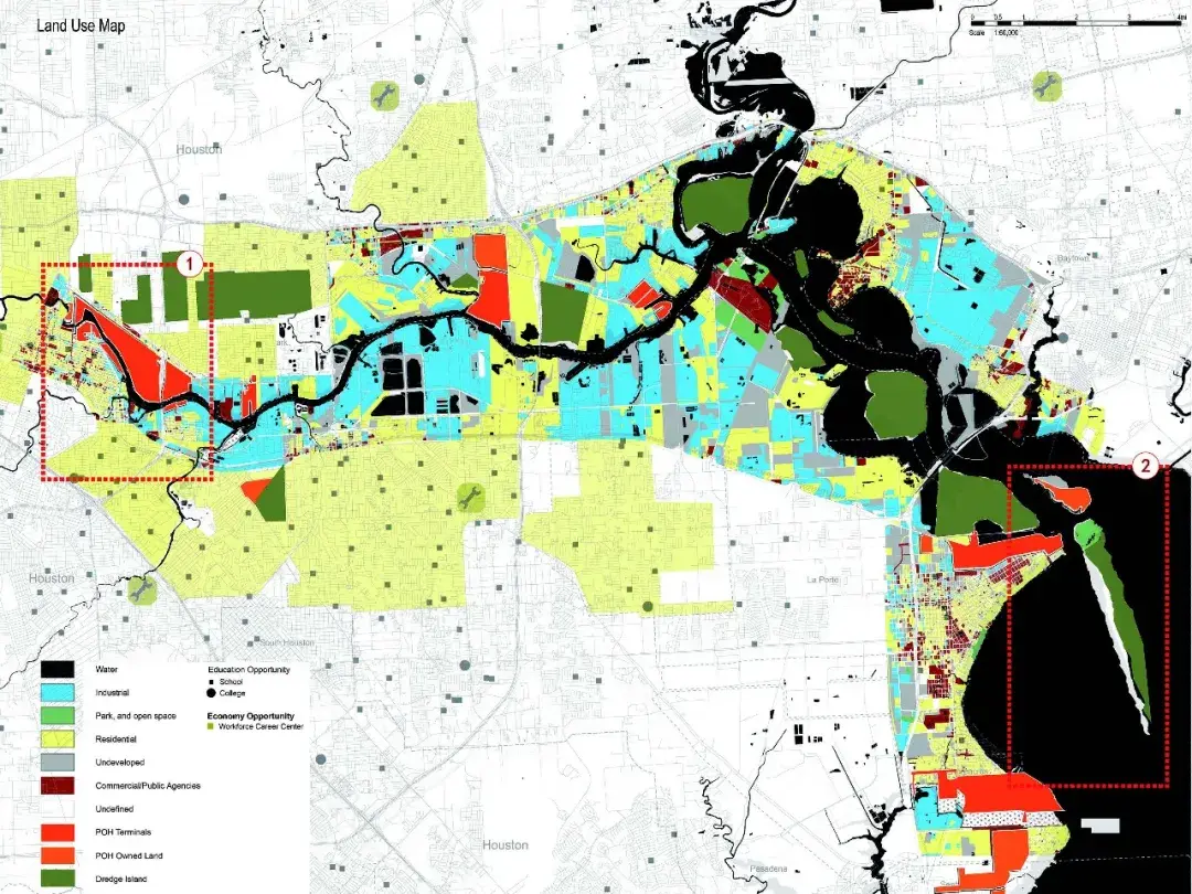 城市港口与港口城市的重生:2045年休斯敦港空间总体规划