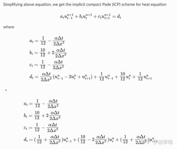  cfd oneflow implicit compact pade icp scheme 