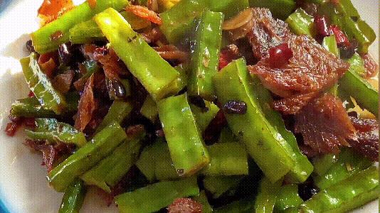 四角豆炒豆豉鲮鱼没想到这么好吃第一次吃就光盘没尝过要试试