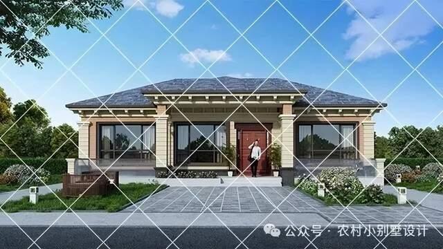 42套一层新中式别墅自建房,也霸气十足乡村一层养老农村别墅住宅 - 知乎