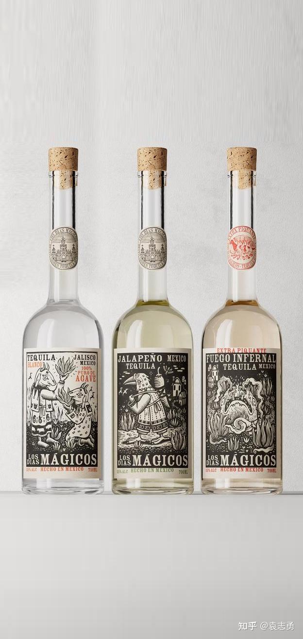 复古版画风格白酒包装设计. 北京白酒包装设计