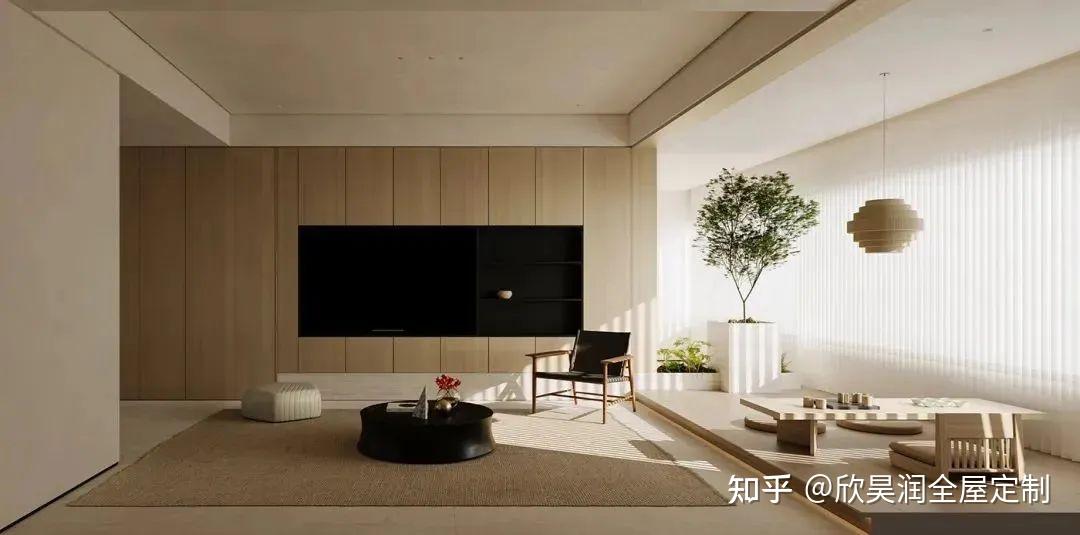 53个瞬间提升客厅档次的电视背景墙案例 - 知乎