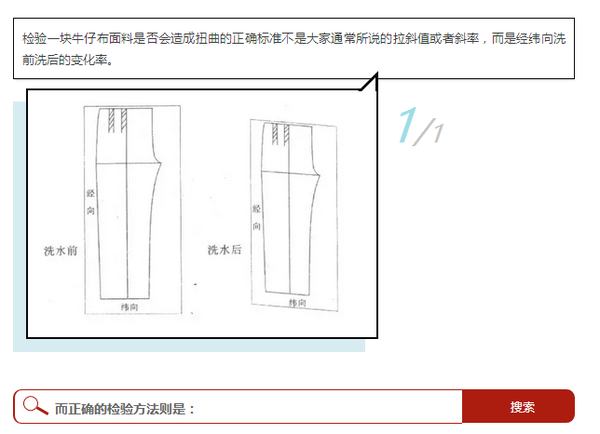 牛仔布面料纬斜的检验方法 - 知乎