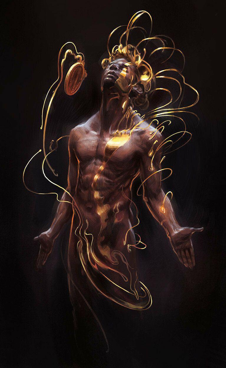 胆小勿看75奇幻诡异的人物插画作品