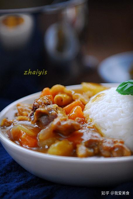 浓香醇厚日式咖喱鸡饭吃一口就沦陷