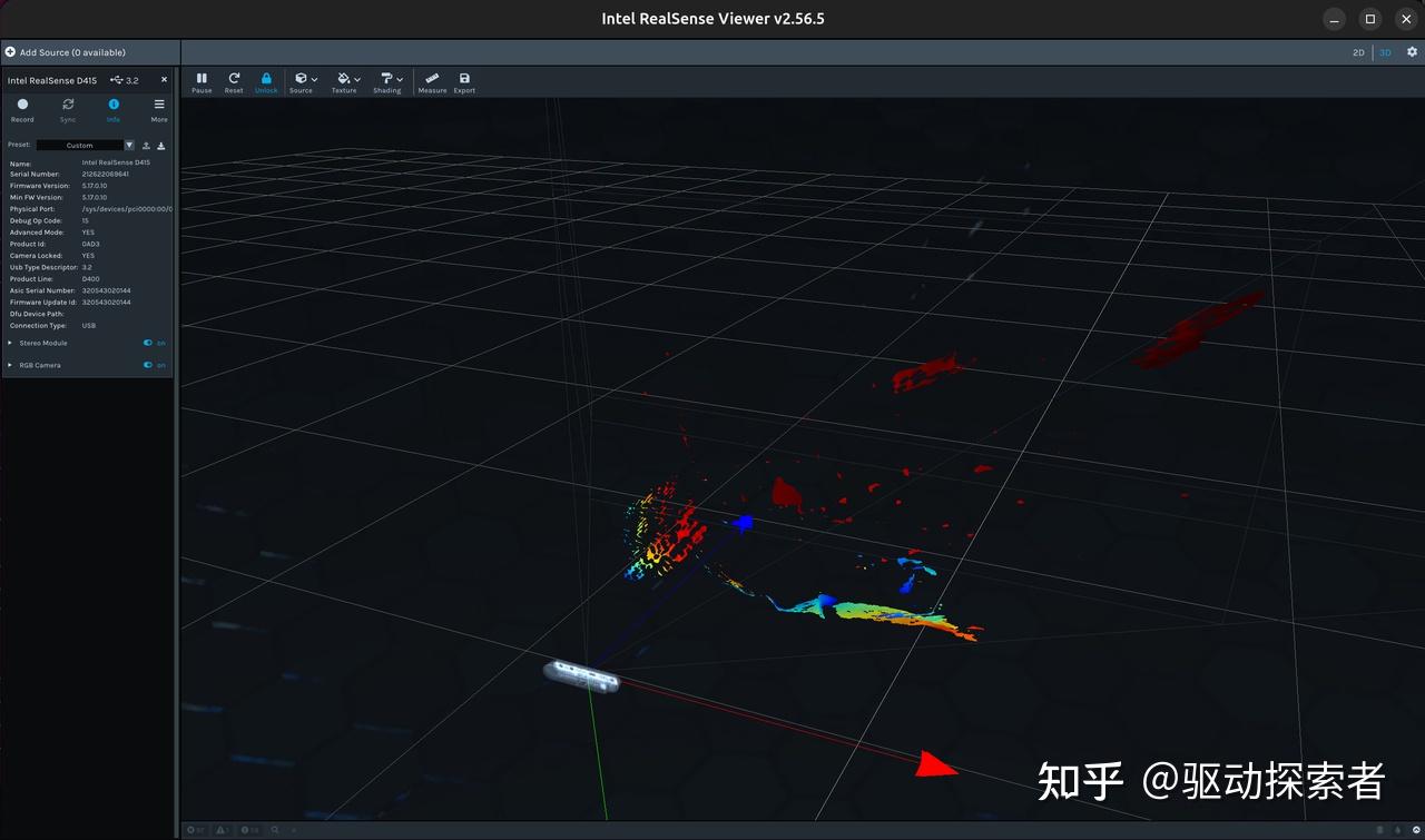 Intel D415 RGB + 深度 立体摄像头 - 知乎
