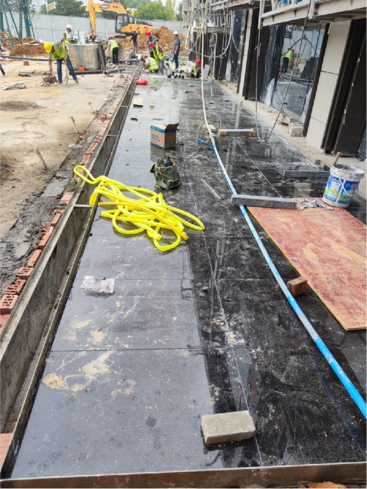 干货丨镜面水景落地施工图解析