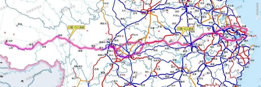 图源:铁路建设规划川藏铁路贯通后,成都去拉萨坐火车将从48小时减少到