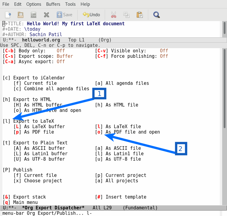 如何使用 Emacs 创建 LaTeX 文档 知乎