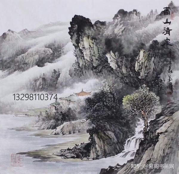 笔落千岩秀，墨成气韵生，国画大师周金阊作品赏析- 知乎