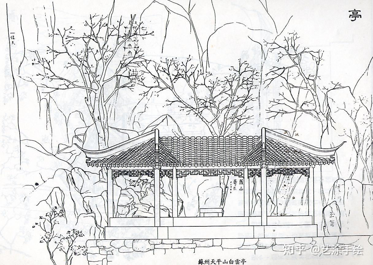 《手绘》——中式建筑手绘(十三)