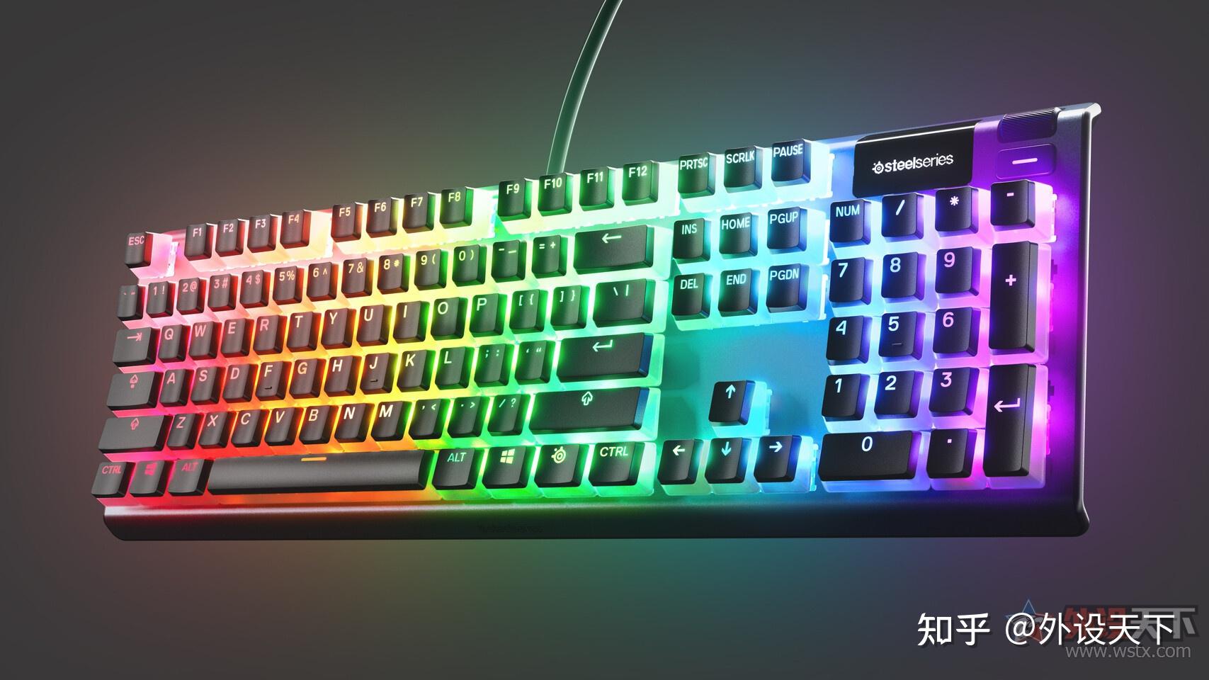 赛睿推出prismcaps全新pbt透光布丁键帽