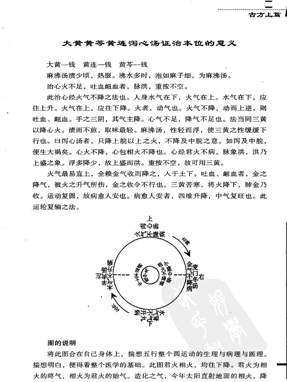 大黄黄芩黄连泻心汤证治本位的意义