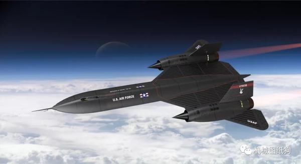 飛行模型洛克希德sr71黑鳥偵察機戰鬥機3d數模圖紙solidworks設計