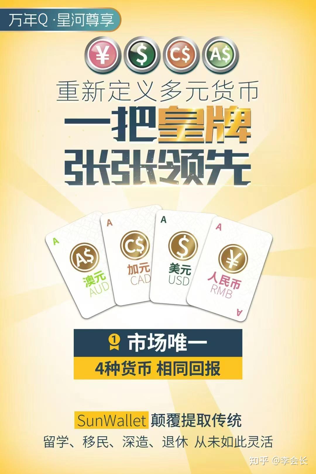 永明万年青·星河尊享：重新定义多元货币，4种货币回报一致！ - 知乎