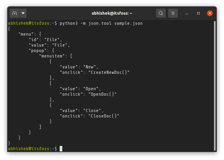 如何在 Linux 终端上漂亮地打印 JSON 文件 | Linux 中国 - 知乎
