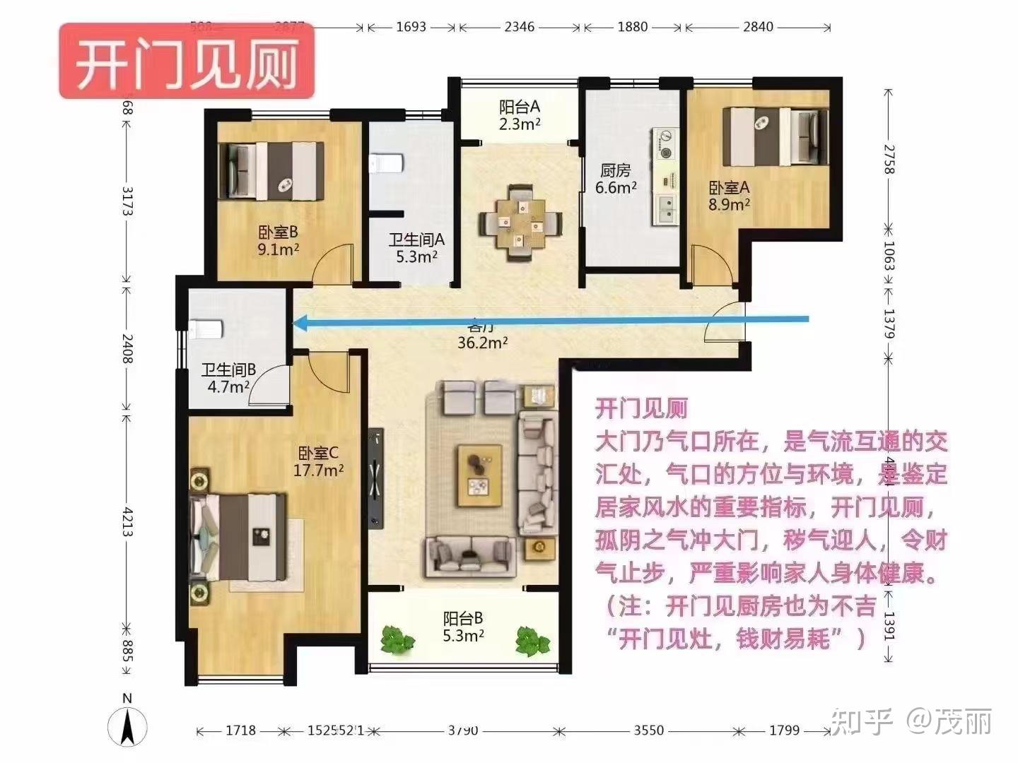 今天分享几种常见的不好的家居风水户型。 - 知乎