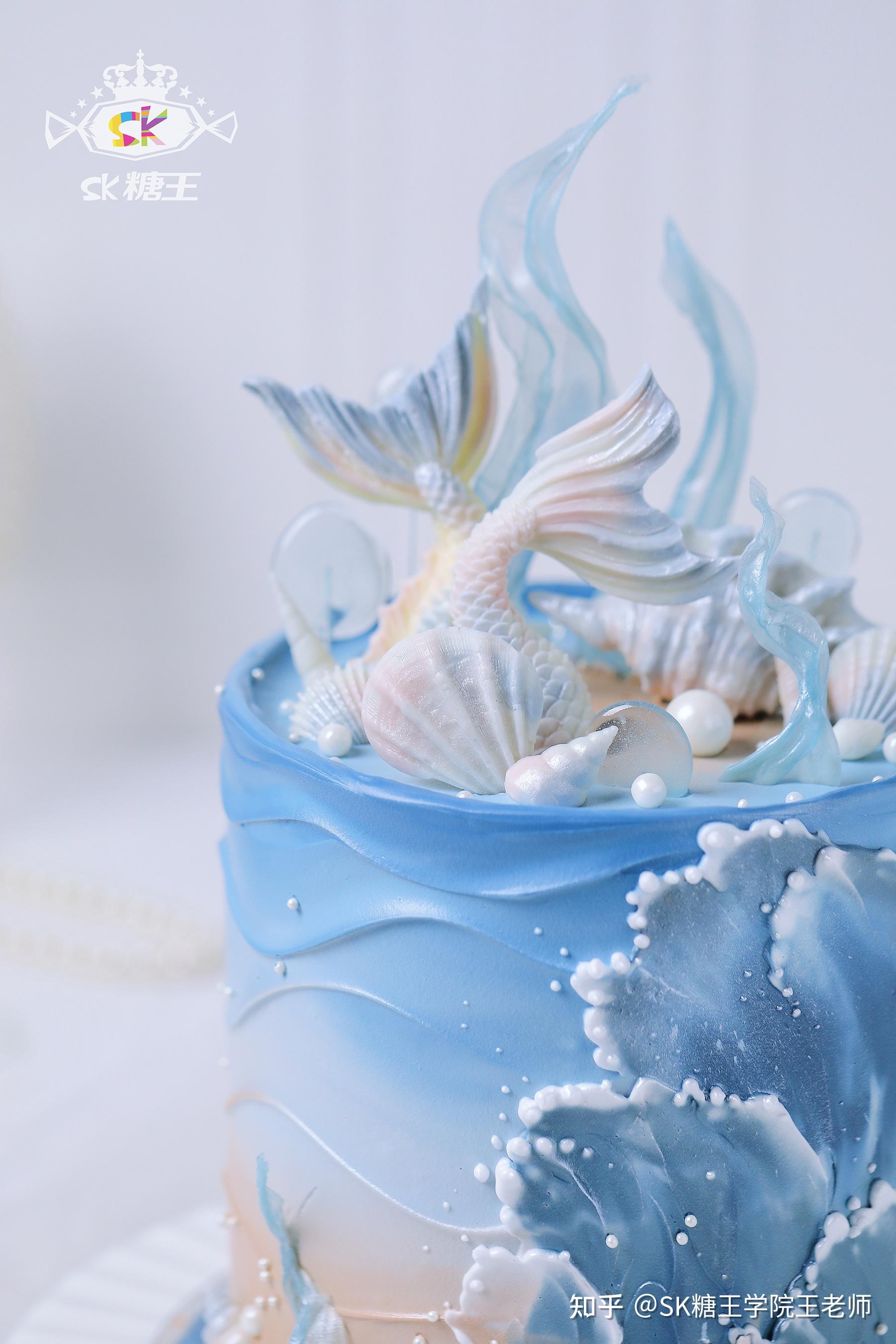 蛋糕装饰海洋系列拒绝不可食用的装饰件超级全面的蛋糕装饰技巧课程让