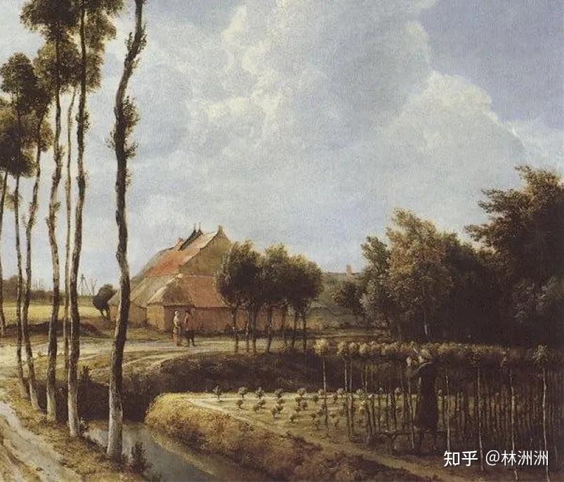 最平凡的风景《林间小道》|荷兰画家|梅因德尔特.霍贝玛