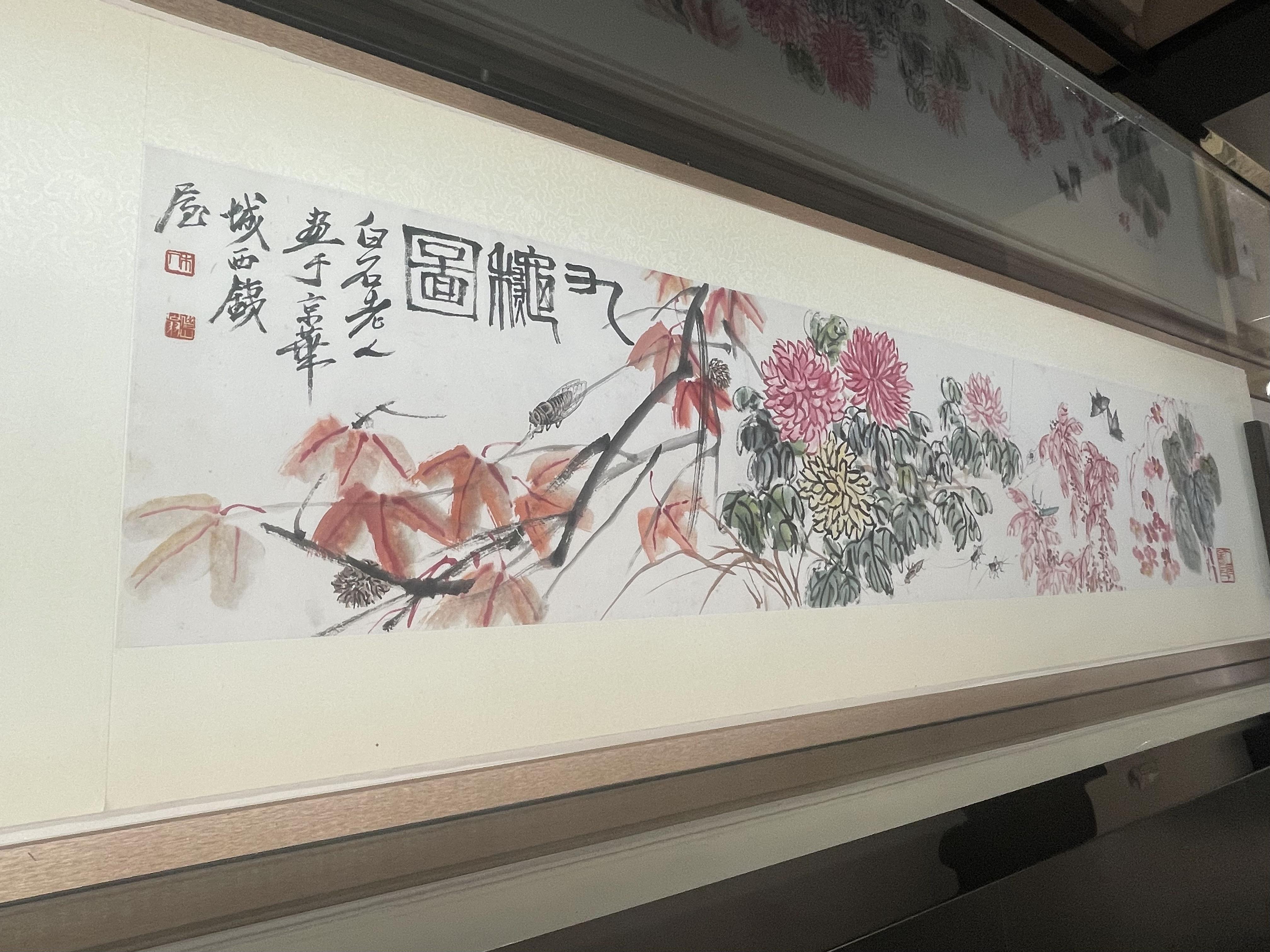 画中话无声胜有声来赏齐白石先生的九秋图