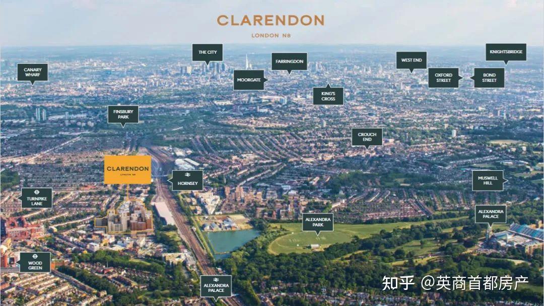 盘clarendon地处投资热点性价比的不二之选46万起即可安家北伦敦学区