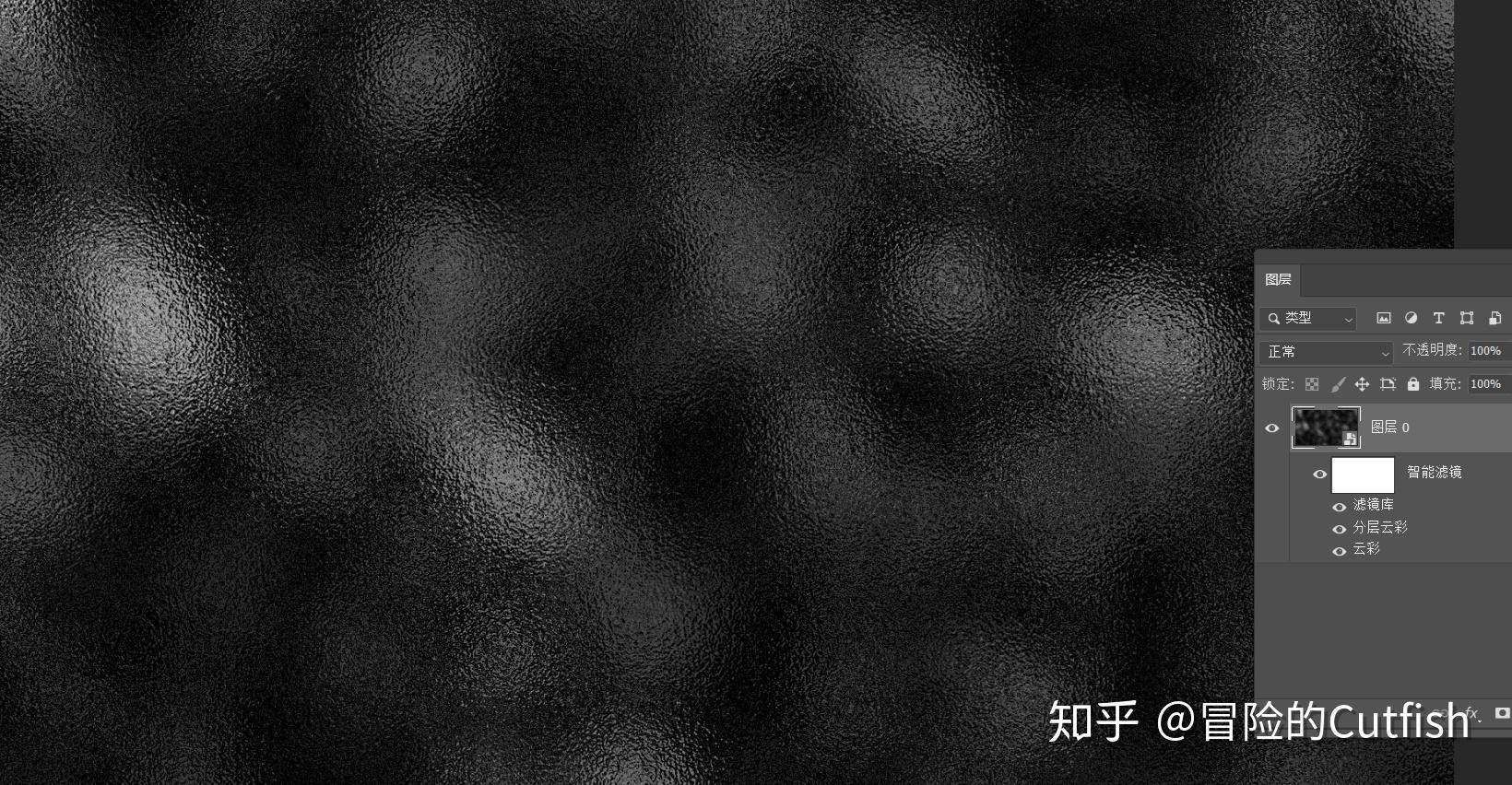 Photoshop用滤镜进行金属光泽背景图层的制作方法 - 知乎