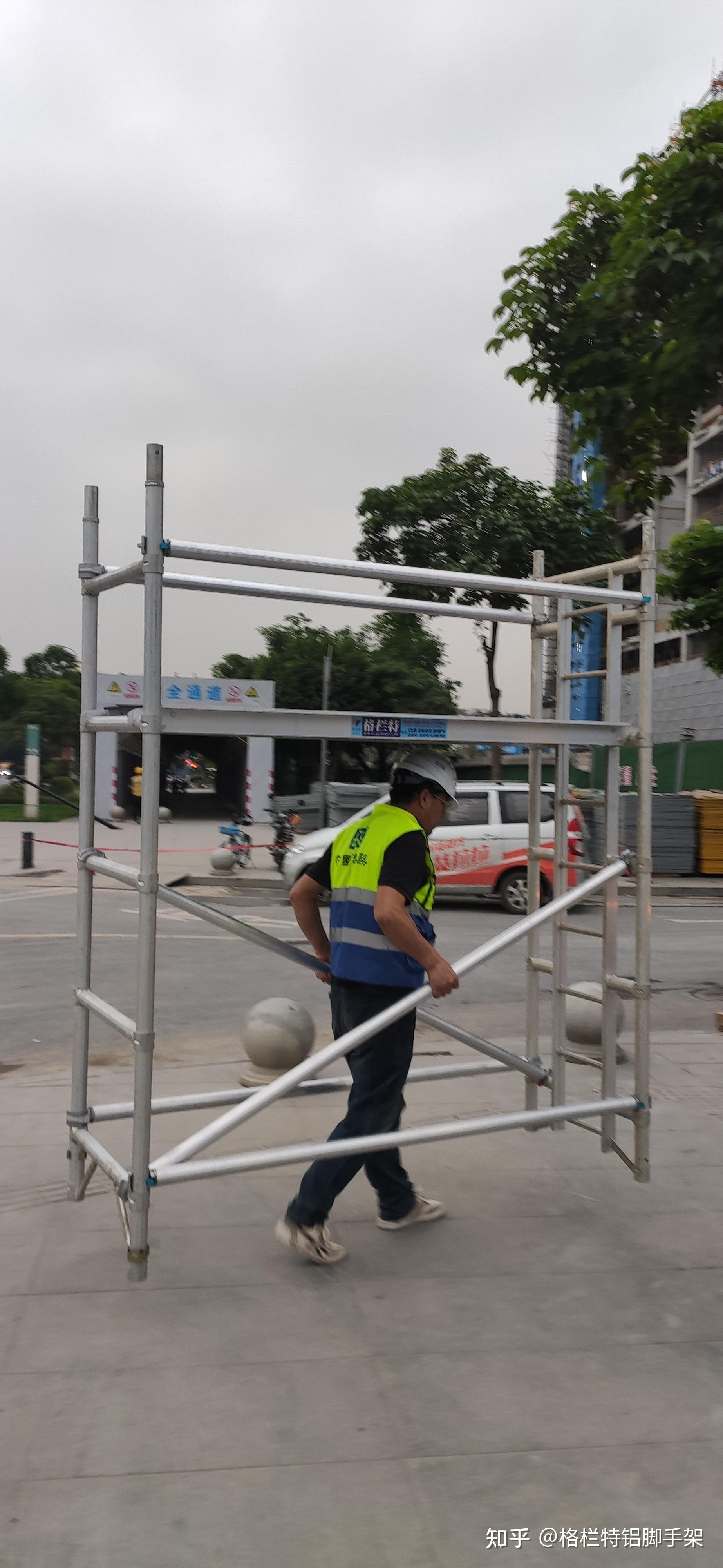 深圳铝合金脚手架移动平台详解安装步骤