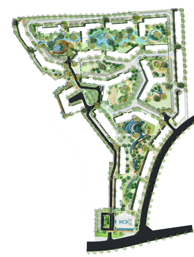 我真是栓q!(全新居住区彩平psd及参考图合集)